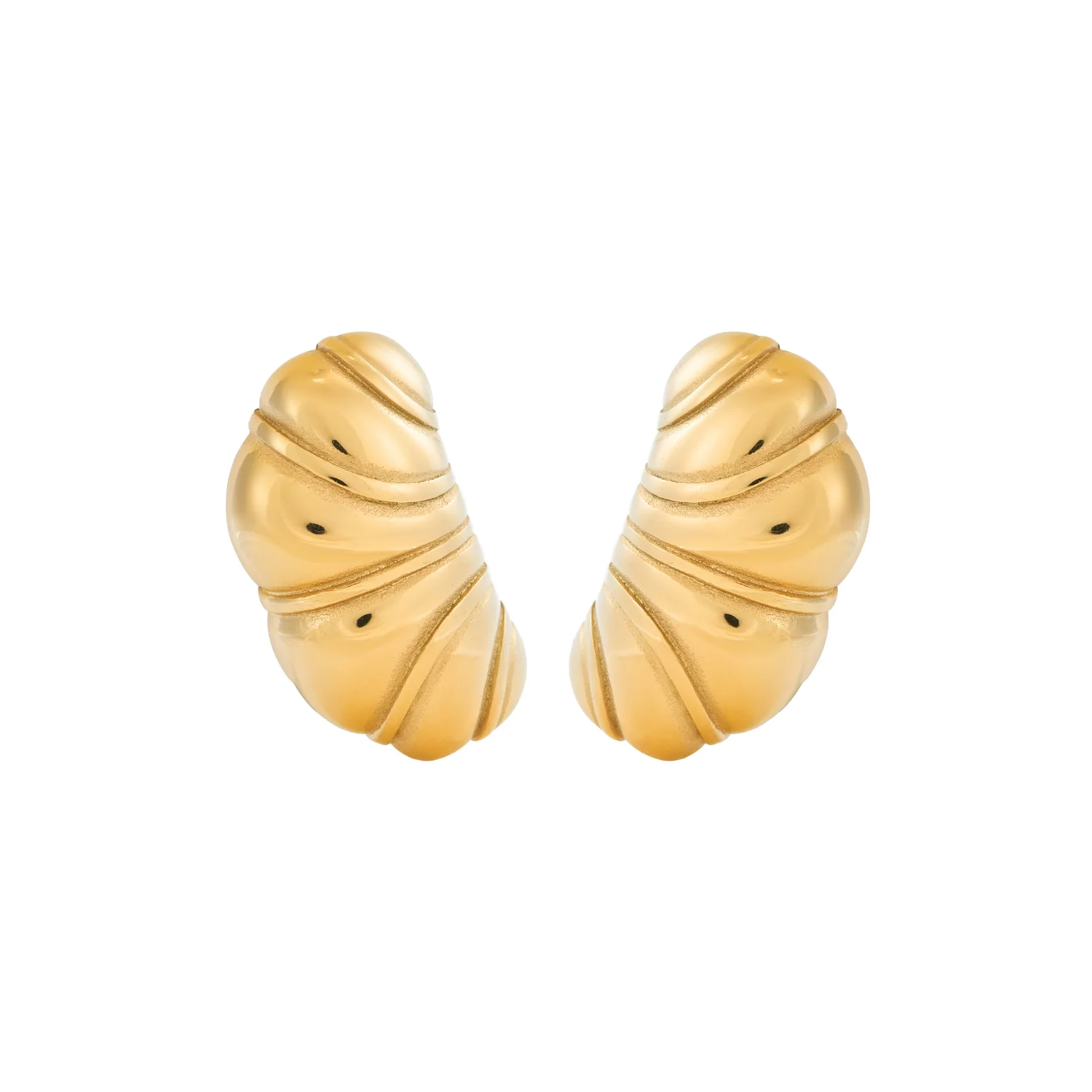 BOLD CROISSANT. earrings