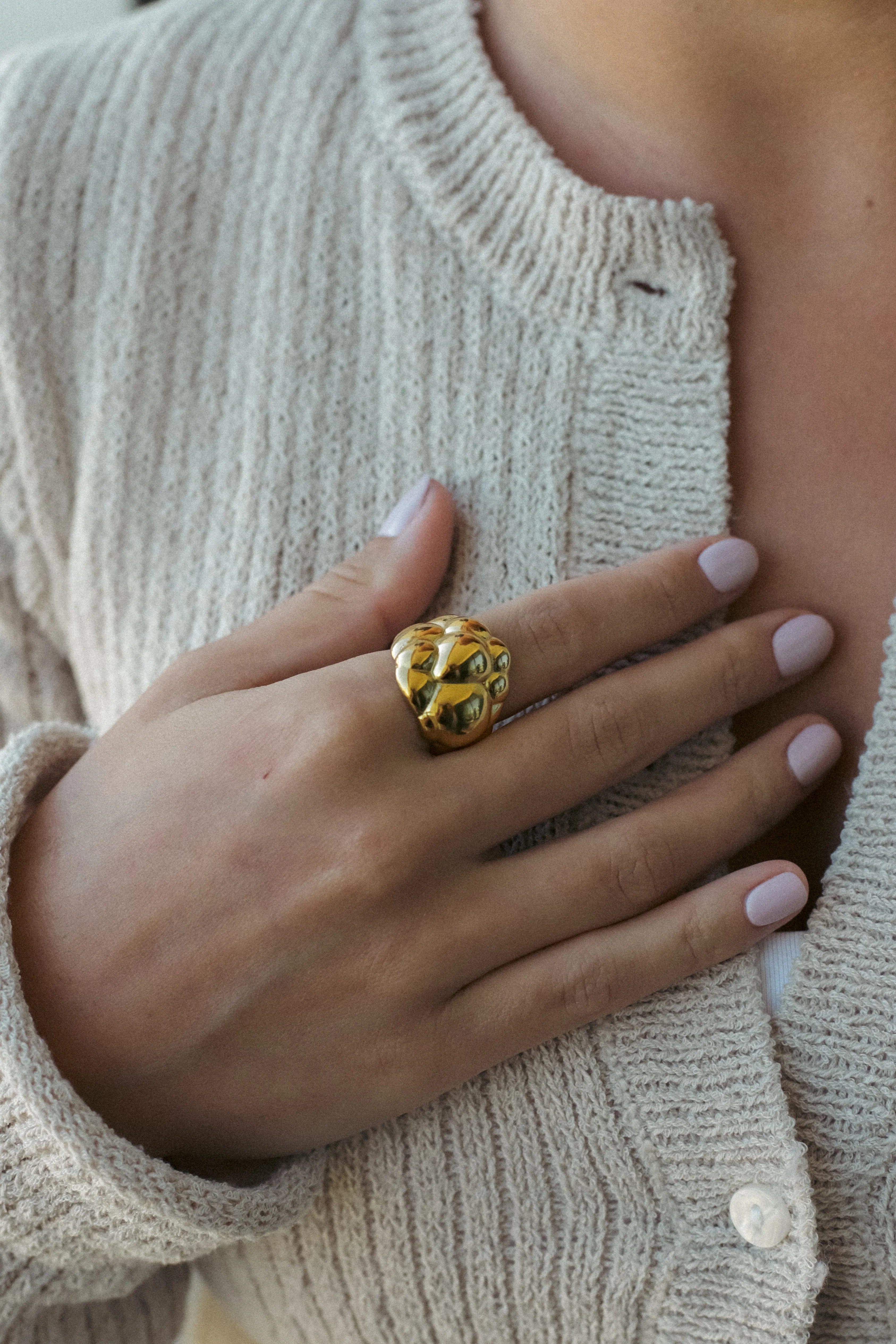 BUBBLE DOME RING. LARGE - Image 2