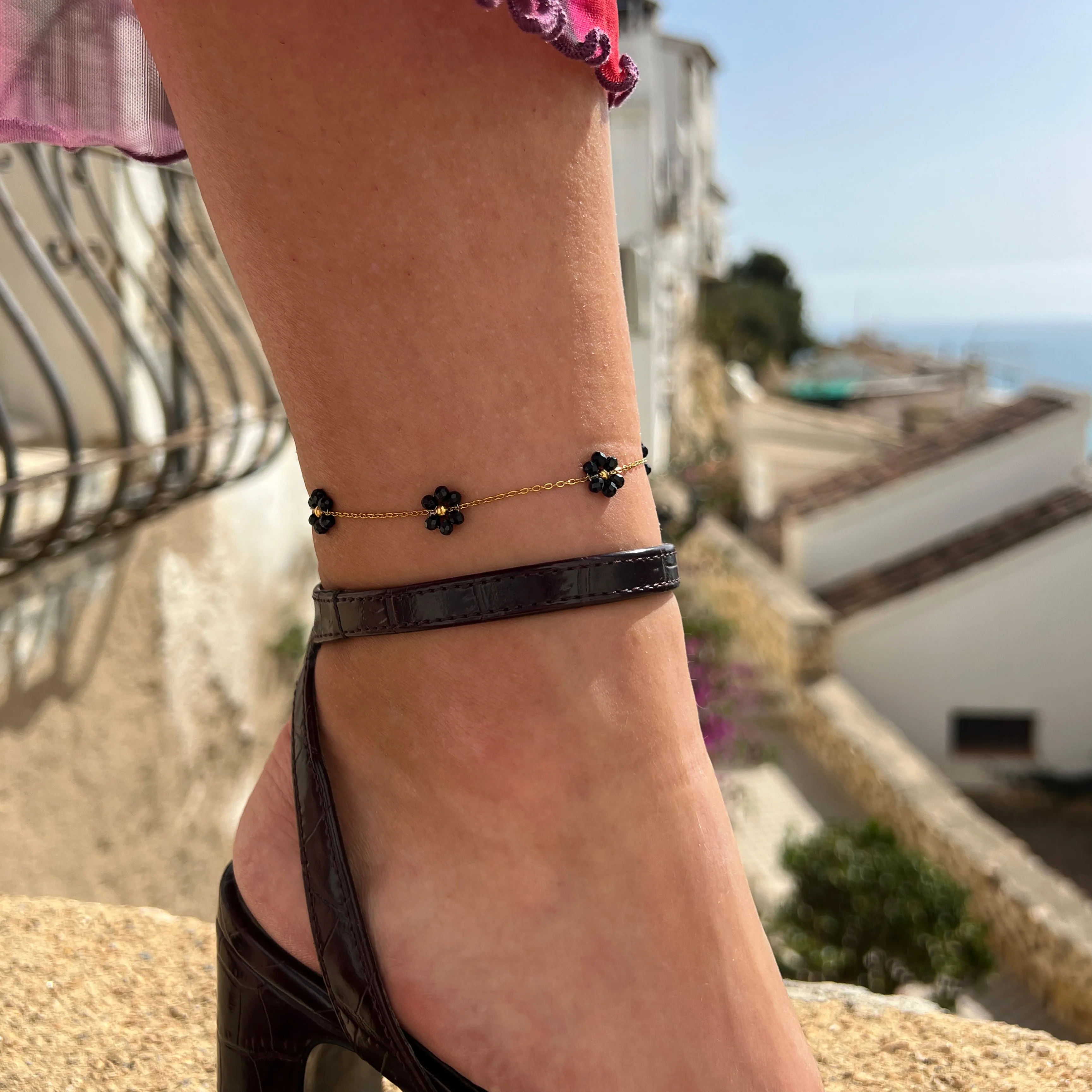 FLOURISH BLACK. ANKLET - Image 3