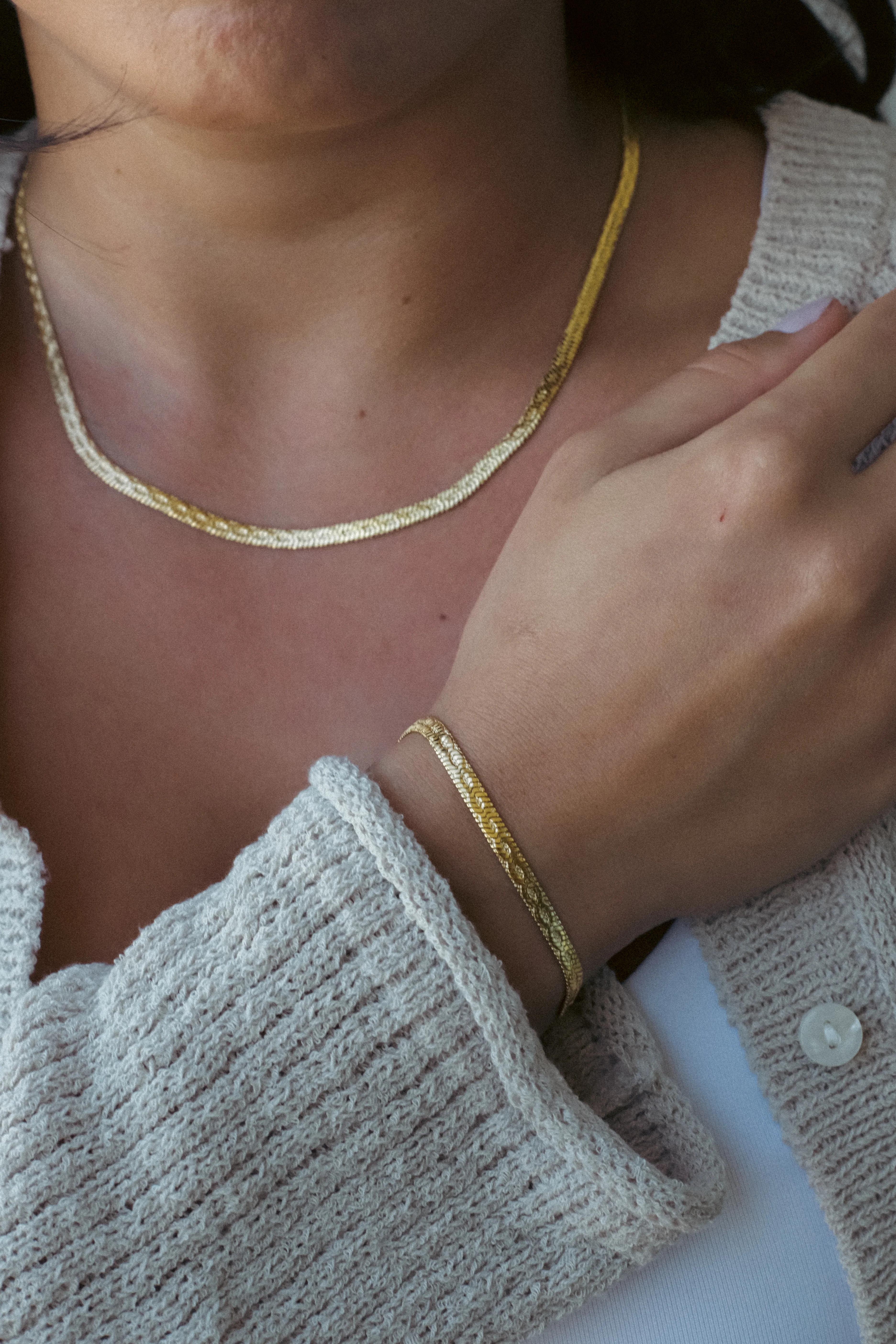 INFINITE FLAT CHAIN BRACELET. - Image 3