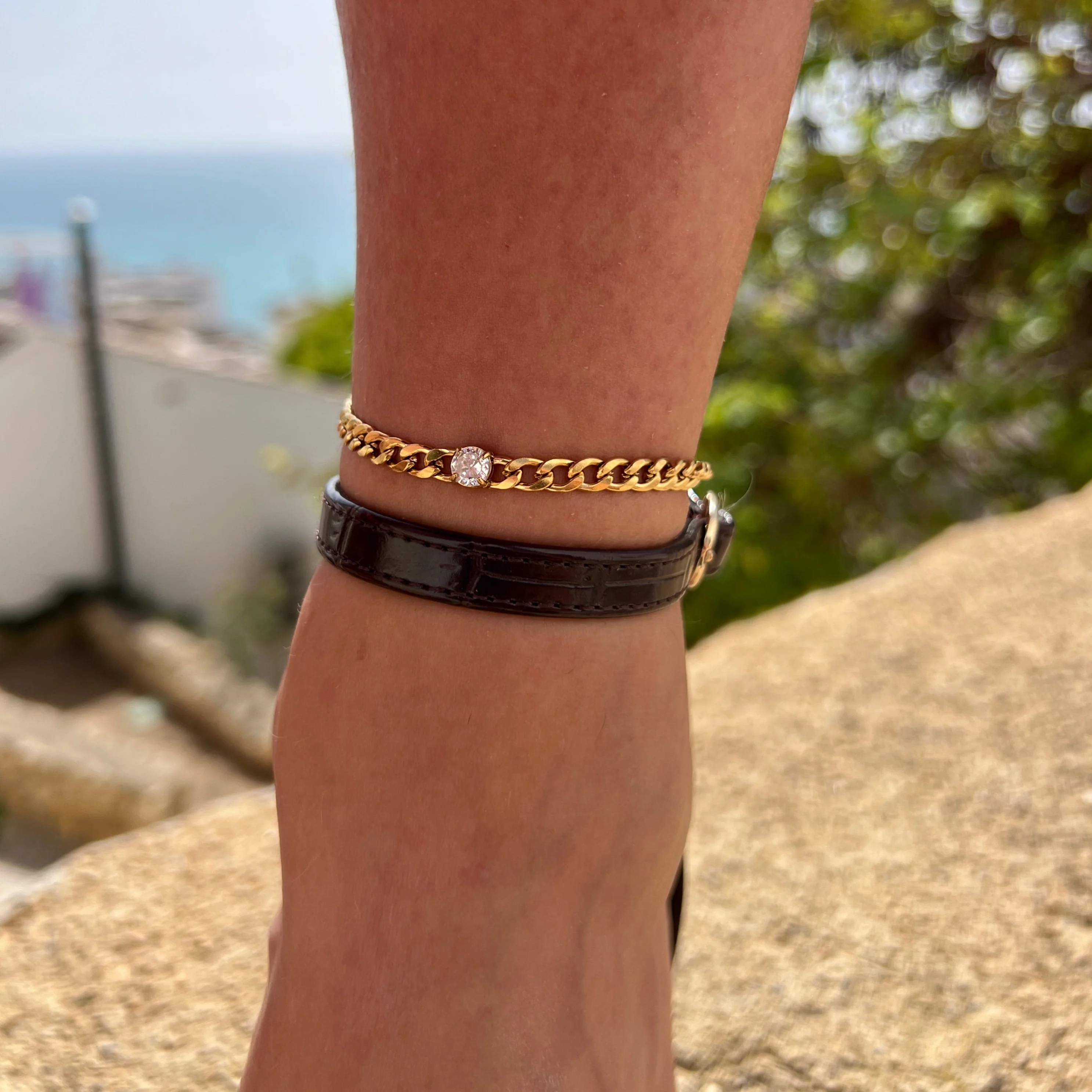 SOLITAIRE CHARM. ANKLET - Image 3