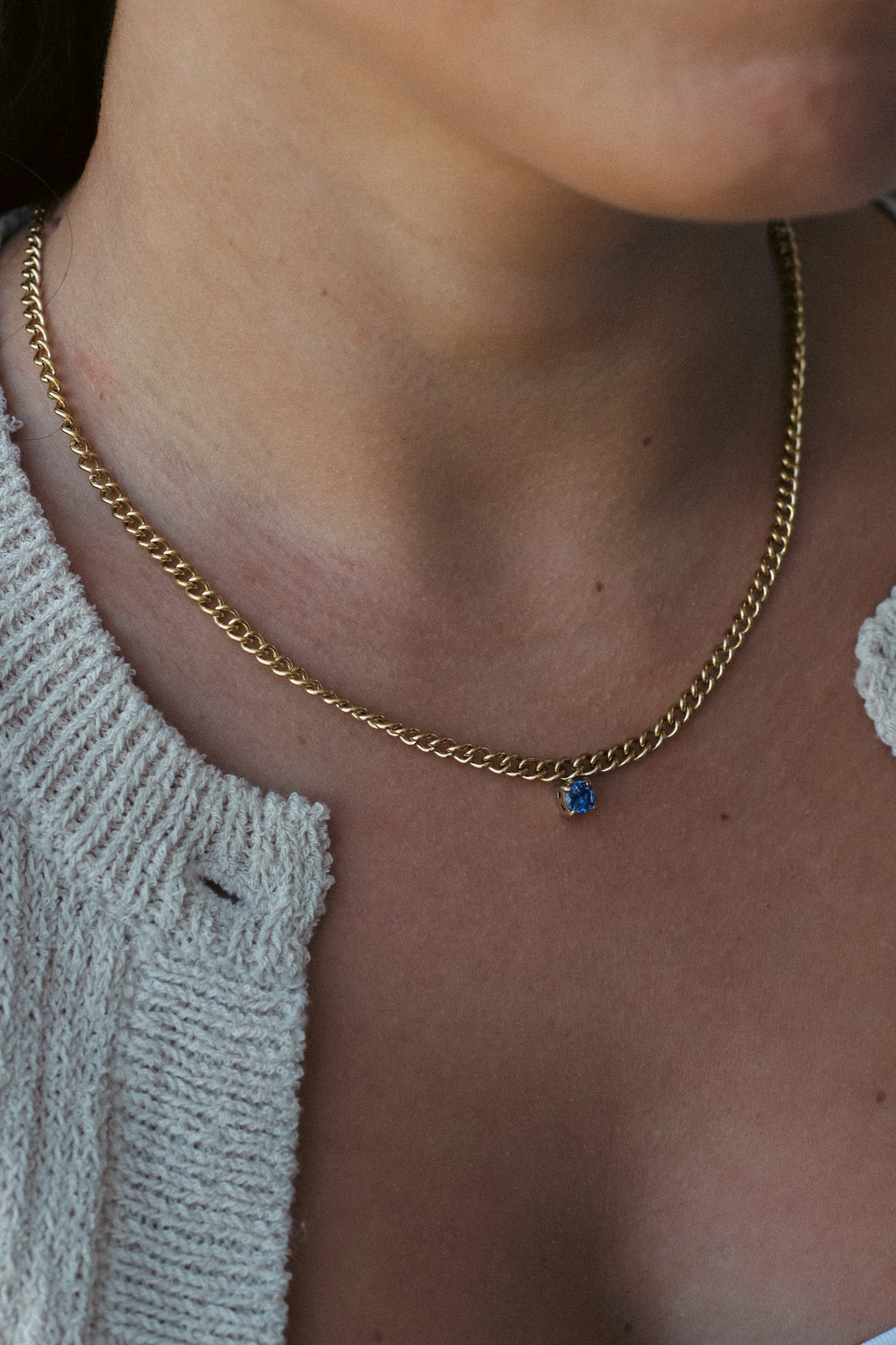 SOLITAIRE CHARM NECKLACE. - Image 6